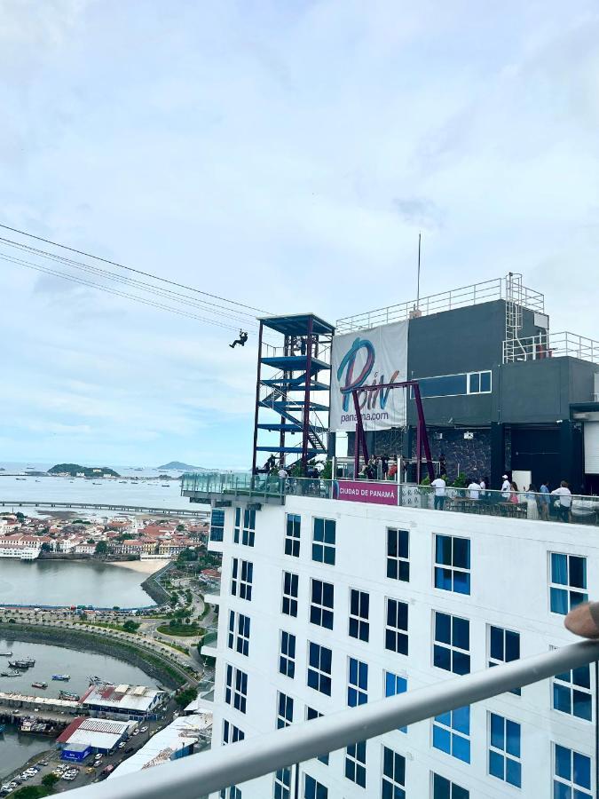 Moderno Apartamento En Avenida Balboa Panamá Exteriér fotografie